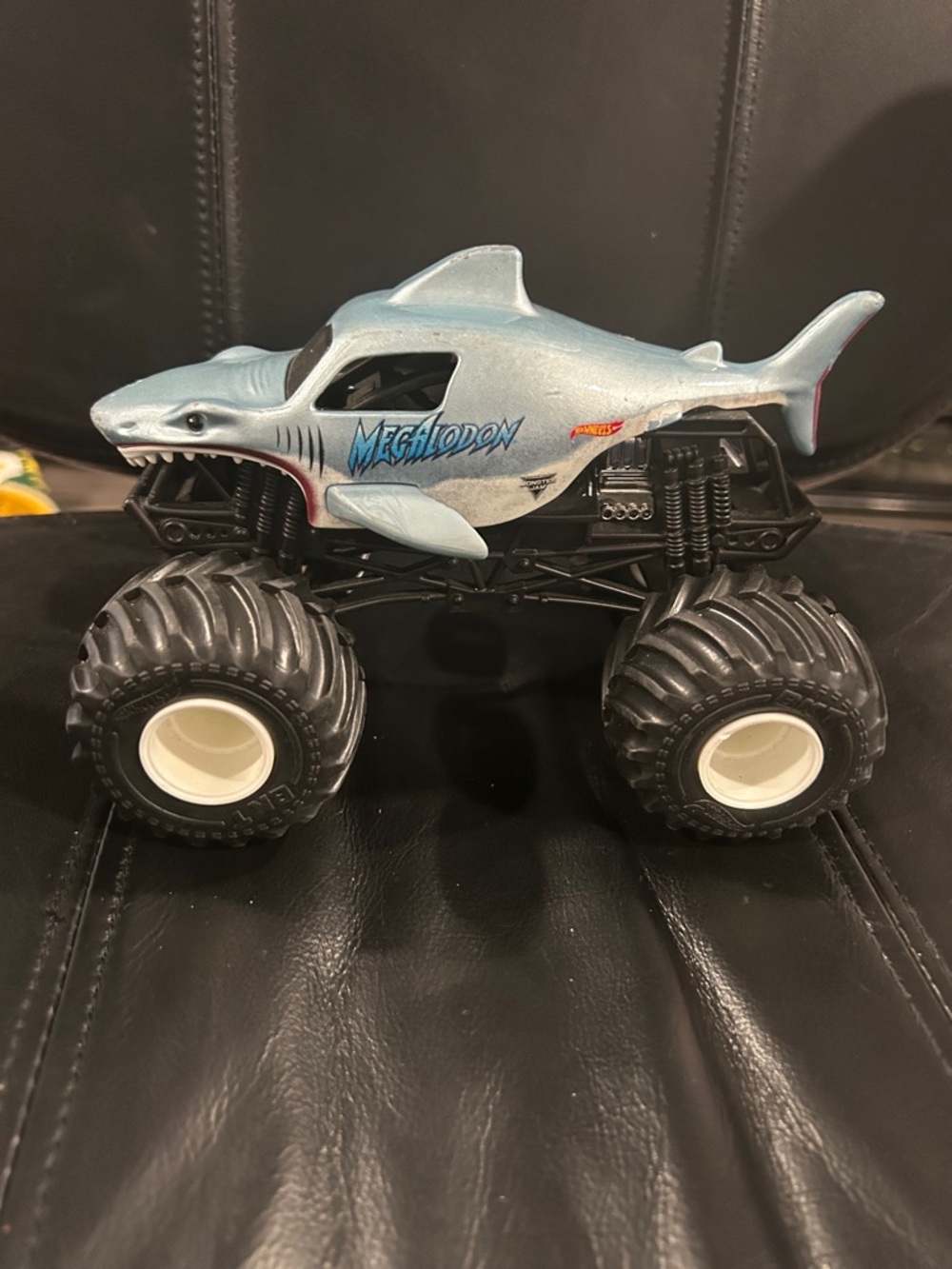 Megalodon Shark Monster Truck Toy - Light Blue